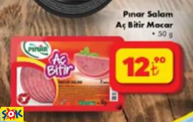 PINAR AÇ BİTİR MACAR SALAM 50GR